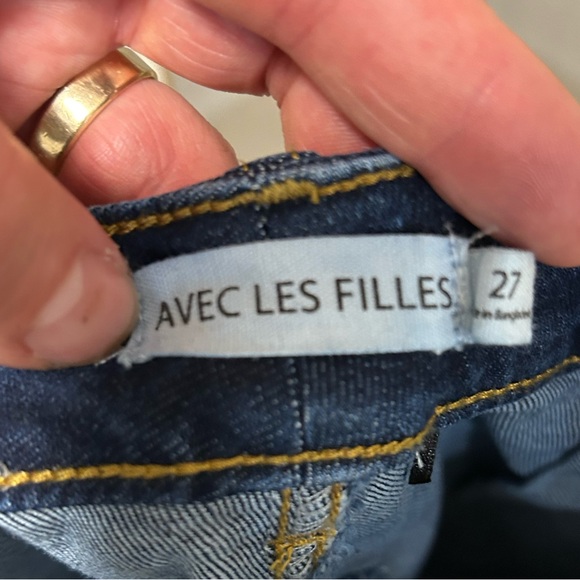 ANTHRO Avec Les Filles women’s size 27 flare jeans - Picture 3 of 3